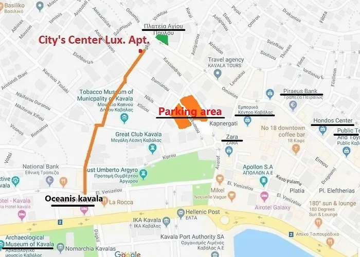 City's Center Lux. Apt.up 4 Persons And Bbq Καβάλα